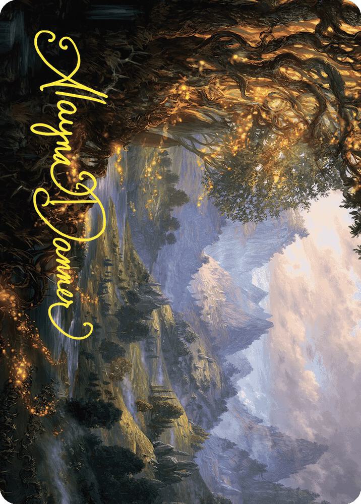 Evolving Wilds Art Card Gold Stamped Signature 47 (Art Series: Wilds of Eldraine)  | Good Games Modbury
