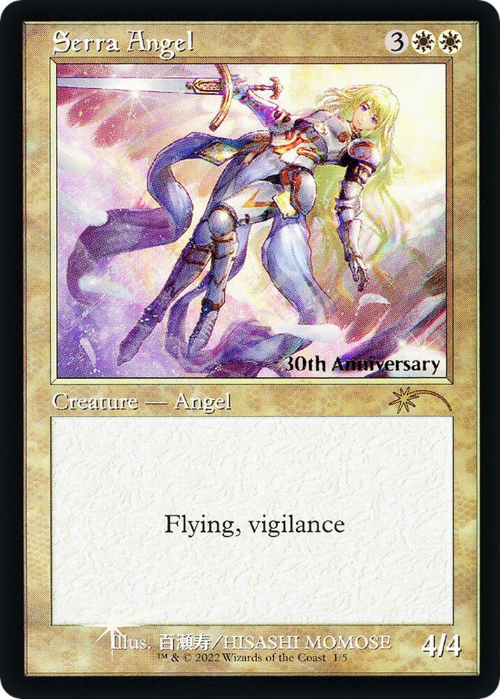 Serra Angel Retro Frame 1★/10 (30th Anniversary Promos)  - Foil | Good Games Modbury
