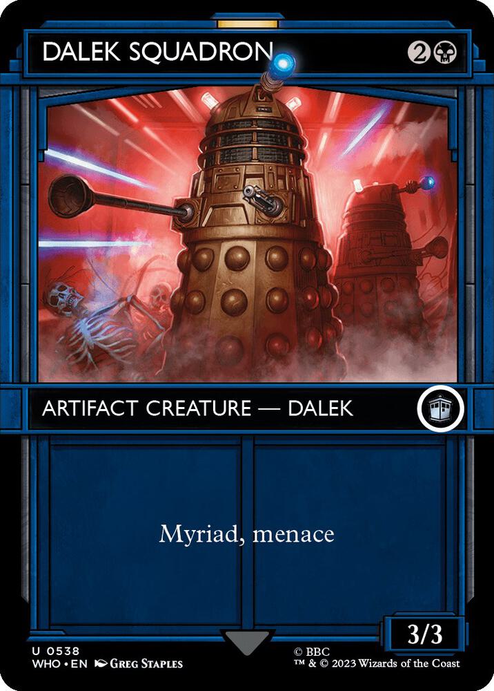 Dalek Squadron 538/331 (Universes Beyond: Doctor Who)  - Showcase Foil | Good Games Modbury