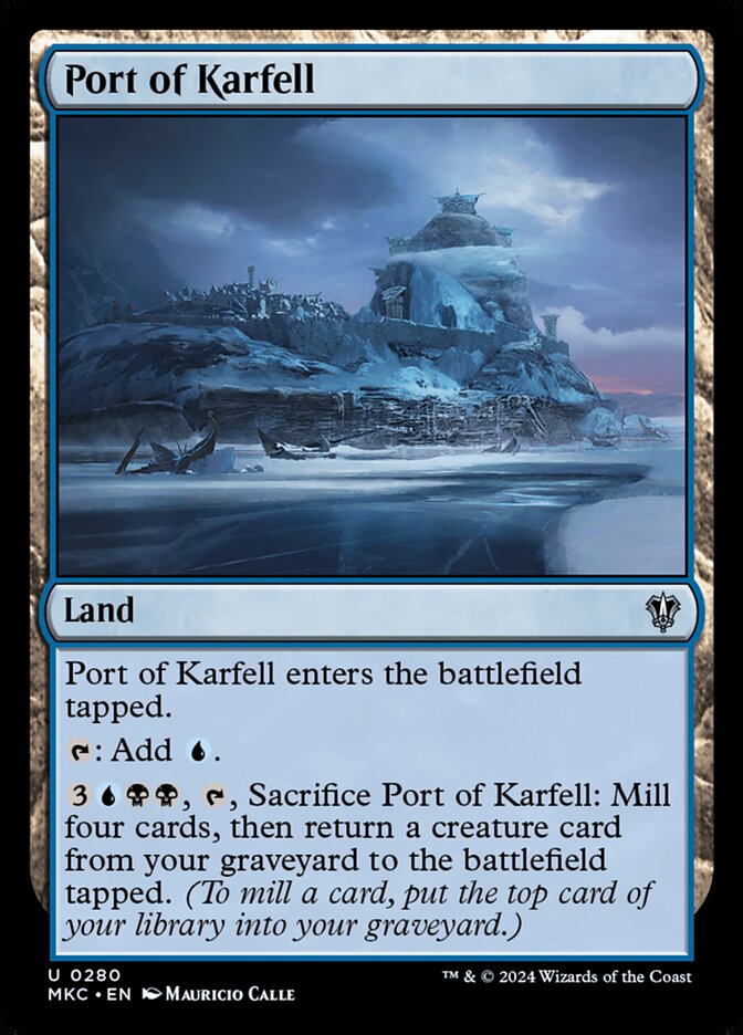 Port of Karfell 280/311 (Commander: Murders at Karlov Manor)  | Good Games Modbury