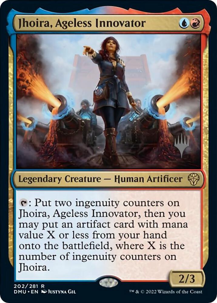 Jhoira Ageless Innovator 202p/161 (Promo Pack: Dominaria United)  - Foil | Good Games Modbury