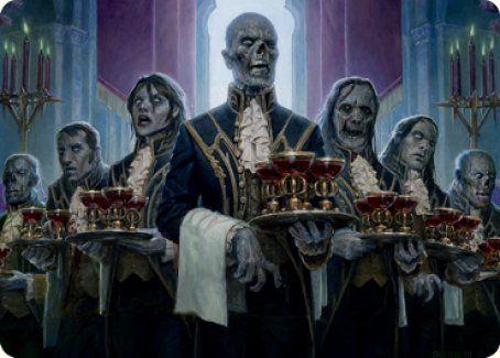 Dying to Serve Art Card [Innistrad: Crimson Vow Art Series] | Good Games Modbury