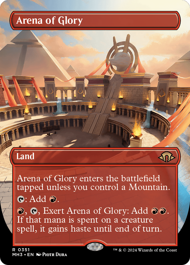 Arena of Glory (Borderless) [Modern Horizons 3] | Good Games Modbury