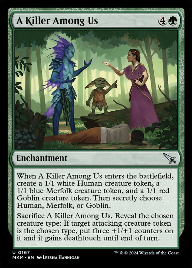 A Killer Among Us 167/286 (Murders at Karlov Manor)  - Foil | Good Games Modbury