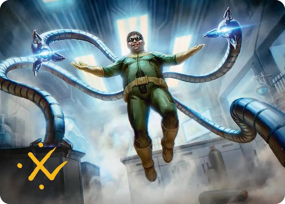 Doctor Octopus Master Planner Art Card 25 54 Gold Stamped Signature 25 (Art Series: Marvel's Spider-Man)  | Good Games Modbury