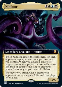 Nihiloor Extended Art 323/62 (Commander: Adventures in the Forgotten Realms)  | Good Games Modbury