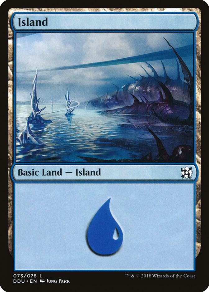 Island 73/76 (Duel Decks: Elves vs. Inventors)  | Good Games Modbury