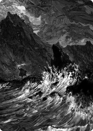 Island Art Card [Innistrad: Midnight Hunt Art Series] | Good Games Modbury