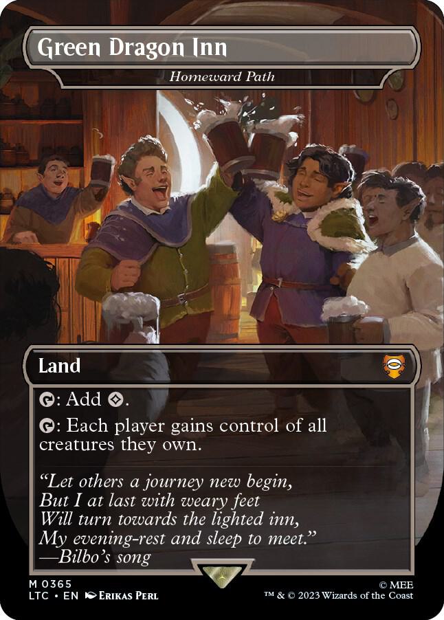 Green Dragon Inn - Homeward Path 365 (Commander: The Lord of the Rings: Tales of Middle-earth)  - Borderless | Good Games Modbury