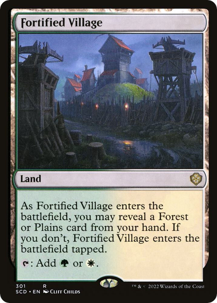 Fortified Village 301/352 (Starter Commander Decks)  | Good Games Modbury