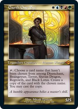 Garth One Eye Retro Frame Foil Etched 420 (Modern Horizons 2)  - Foil | Good Games Modbury