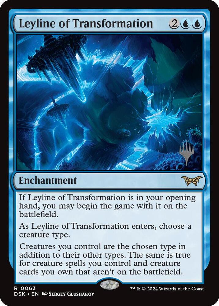 Leyline of Transformation 63 (Promo Pack: Duskmourn: House of Horror)  - Foil | Good Games Modbury