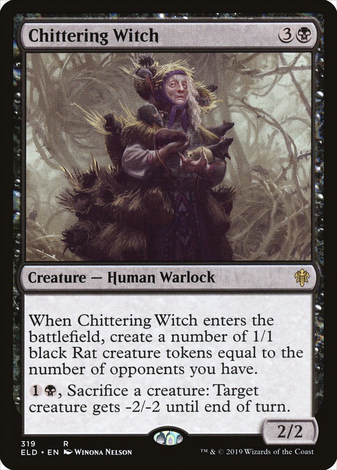 Chittering Witch [Throne of Eldraine] | Good Games Modbury