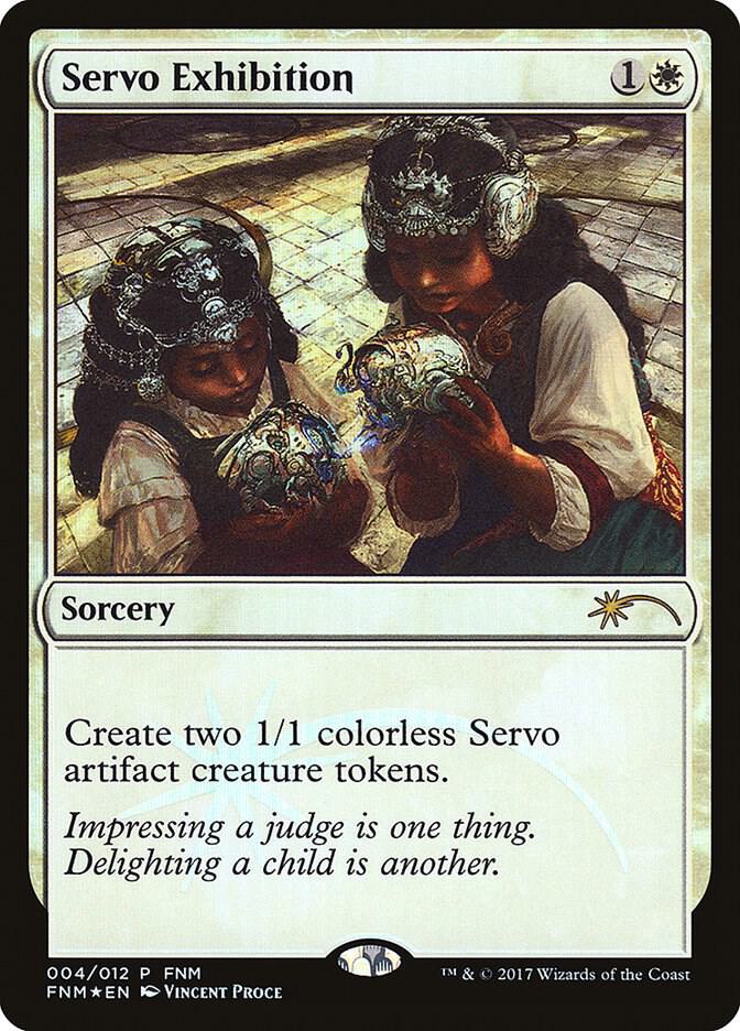 Servo Exhibition 4/12 (FNM Promos)  - Foil | Good Games Modbury