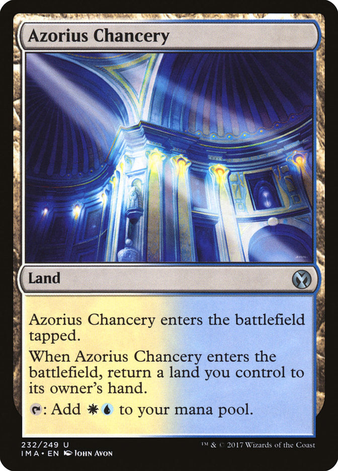 Azorius Chancery [Iconic Masters] | Good Games Modbury