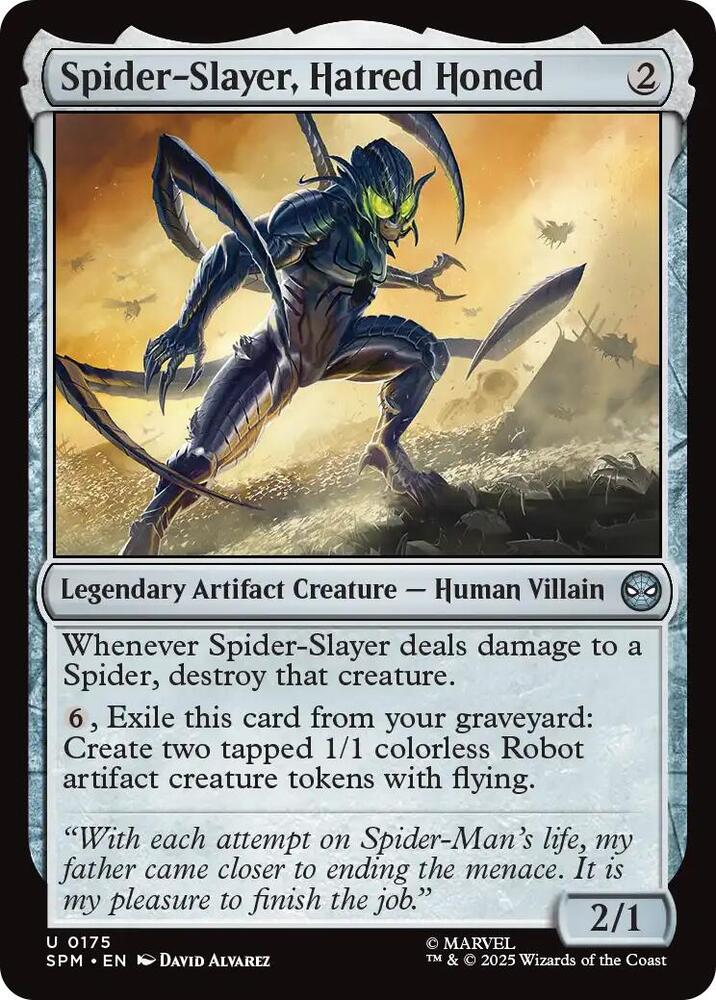 Spider-Slayer, Hatred Honed 175/198 (Marvel's Spider-Man)  - Foil | Good Games Modbury