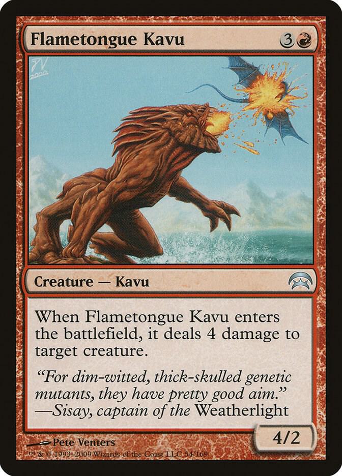 Flametongue Kavu 54/169 (Planechase)  | Good Games Modbury