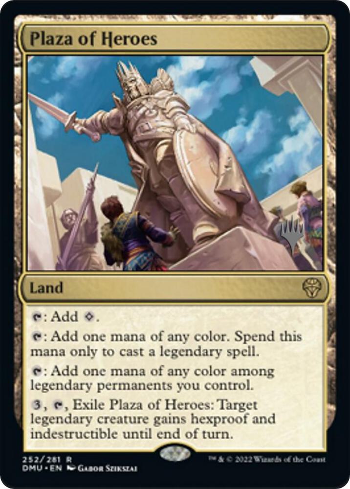 Plaza of Heroes 252p/161 (Promo Pack: Dominaria United)  - Foil | Good Games Modbury
