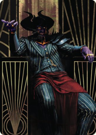 Ob Nixilis, the Adversary 2 Art Card [Streets of New Capenna Art Series] | Good Games Modbury