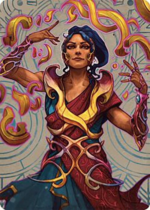 Saheeli the Suns Brilliance Art Card 52 (Art Series: The Lost Caverns of Ixalan)  | Good Games Modbury