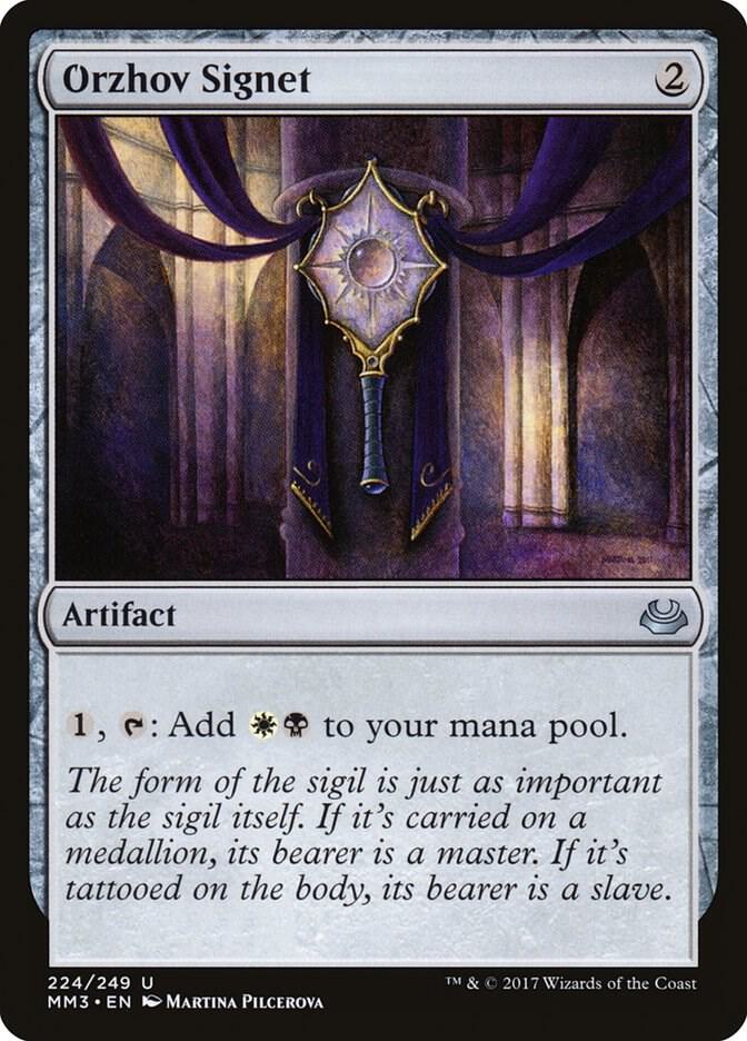 Orzhov Signet 224/249 (Modern Masters 2017)  - Foil | Good Games Modbury