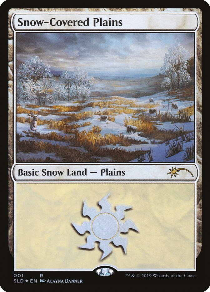 Snow-Covered Plains (001) [Secret Lair Drop Series] | Good Games Modbury