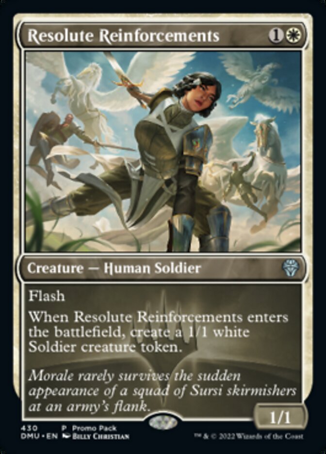 Resolute Reinforcements (Promo Pack) [Dominaria United] | Good Games Modbury