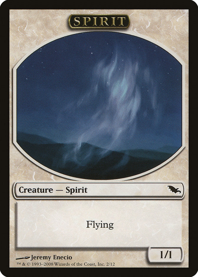 Spirit Token [Shadowmoor Tokens] | Good Games Modbury