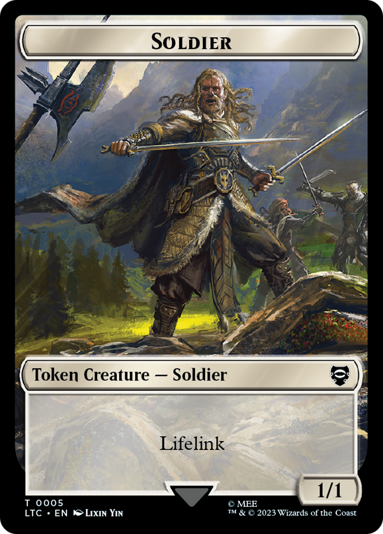 Soldier // Food Token [The Lord of the Rings: Tales of Middle-Earth Commander Tokens] | Good Games Modbury