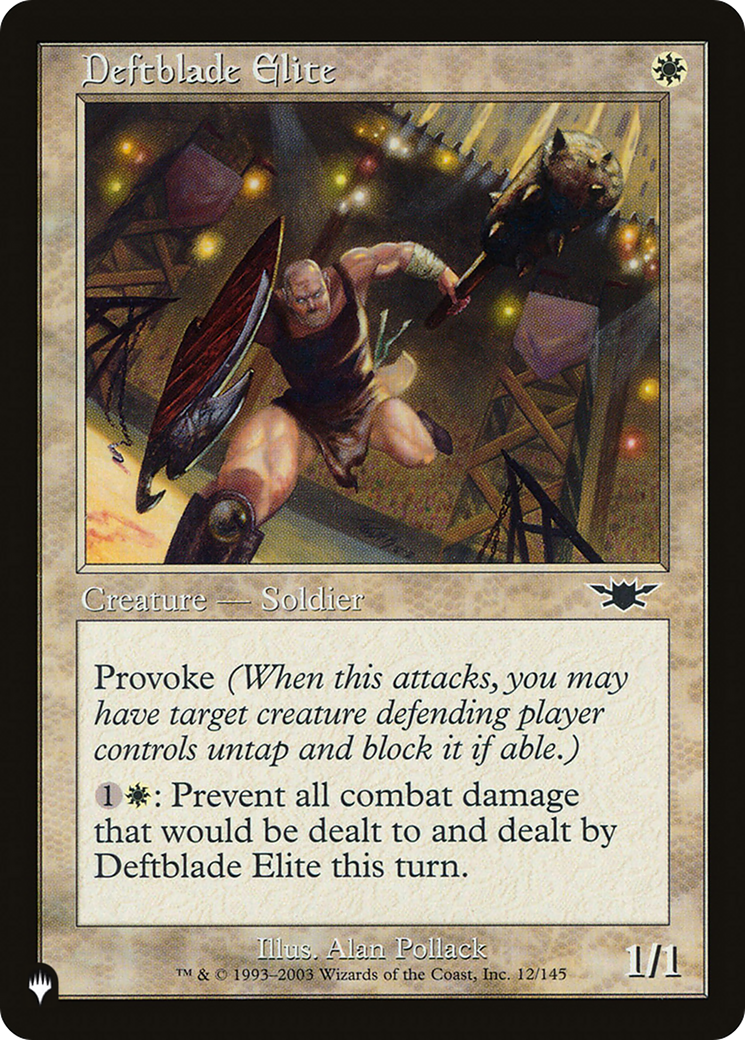 Deftblade Elite [The List Reprints] | Good Games Modbury