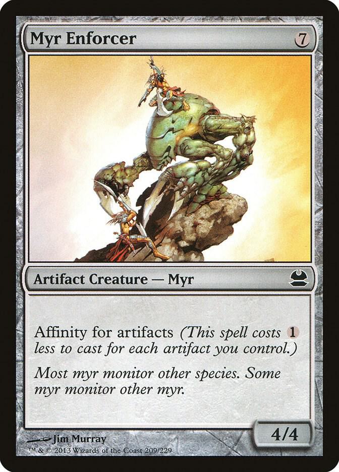 Myr Enforcer 209 (Modern Masters)  - Foil | Good Games Modbury