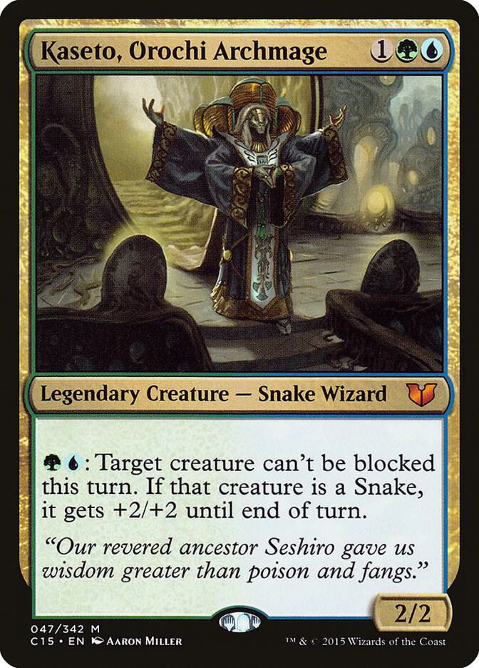Kaseto, Orochi Archmage 47/342 (Commander 2015)  | Good Games Modbury