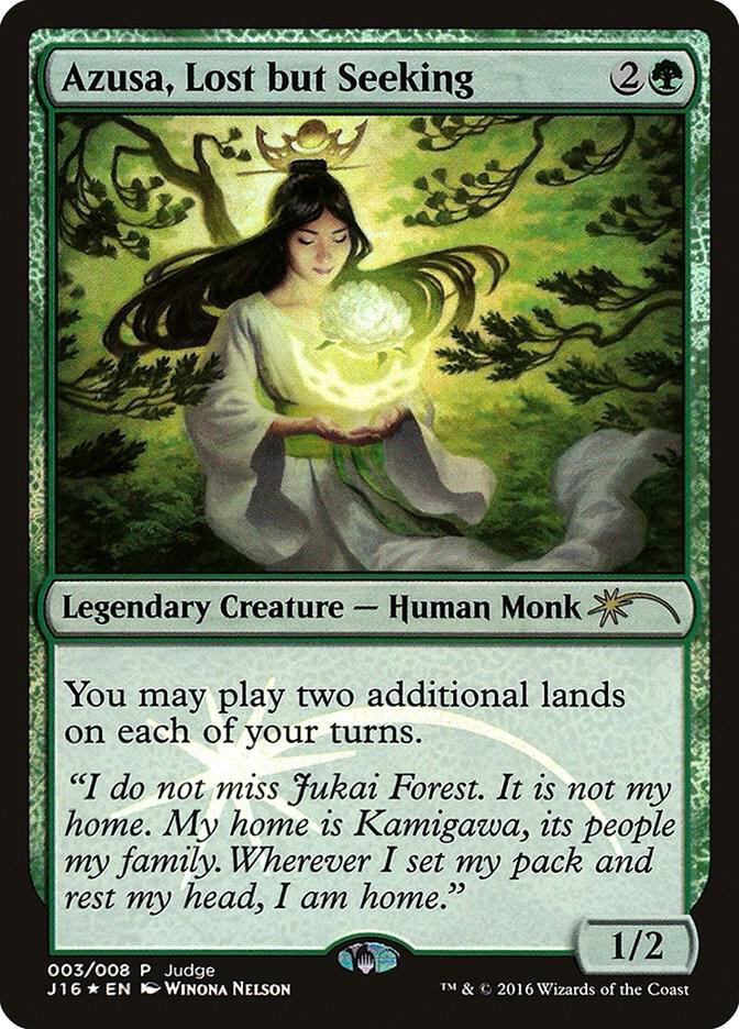 Azusa Lost but Seeking 3/8 (Judge Promos)  - Foil | Good Games Modbury