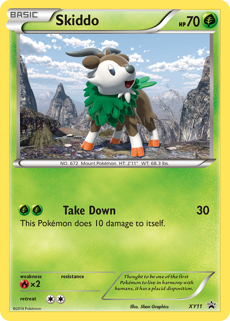 Skiddo (XY11) [XY: Black Star Promos] | Good Games Modbury