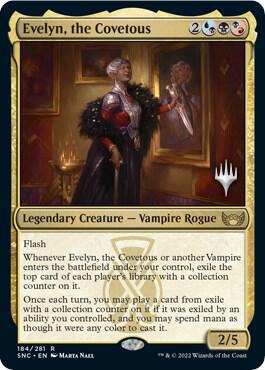 Evelyn the Covetous 184p/161 (Promo Pack: Streets of New Capenna)  | Good Games Modbury