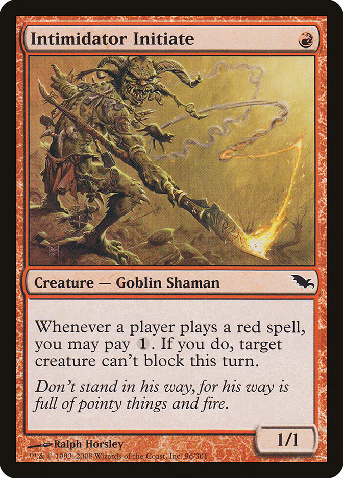 Intimidator Initiate [Shadowmoor] | Good Games Modbury