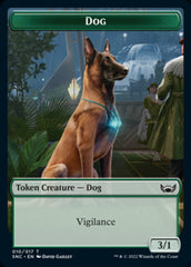 Ogre Warrior // Dog Double-Sided Token [Streets of New Capenna Tokens] | Good Games Modbury