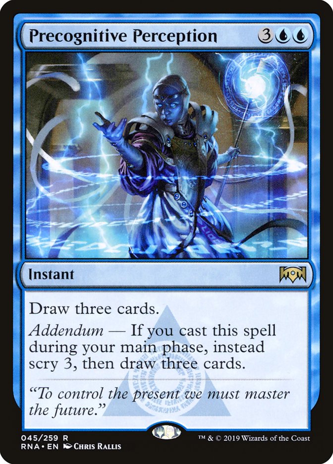 Precognitive Perception 45/259 (Ravnica Allegiance)  | Good Games Modbury