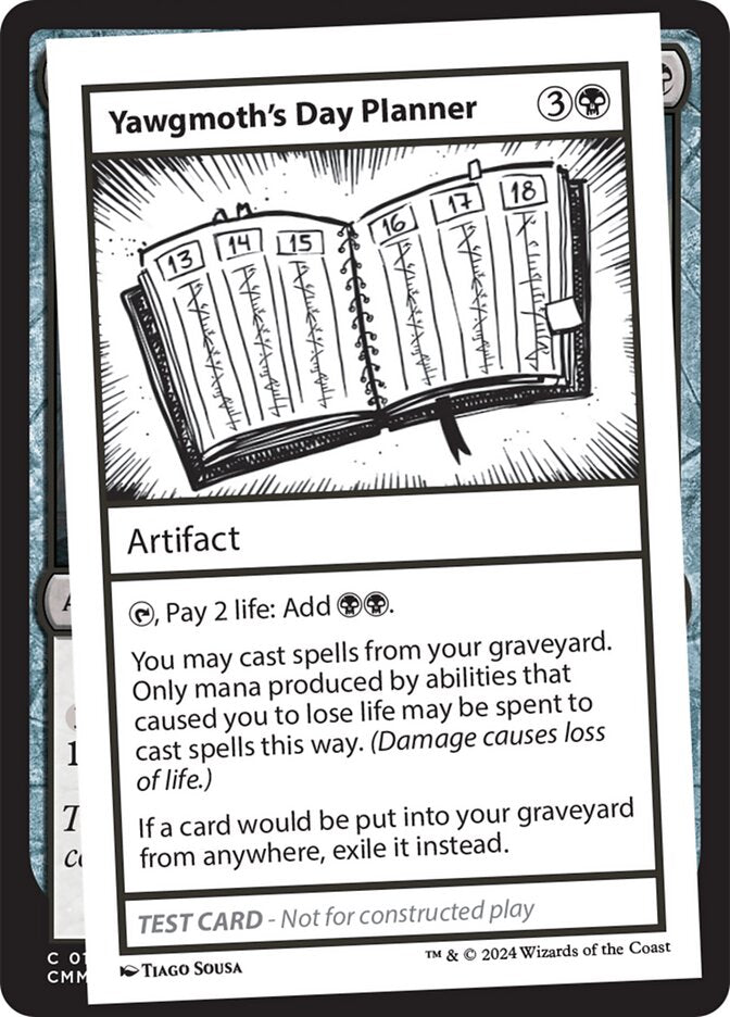 Yawgmoth's Day Planner 555/390 (Mystery Booster 2 Playtest Cards)  | Good Games Modbury