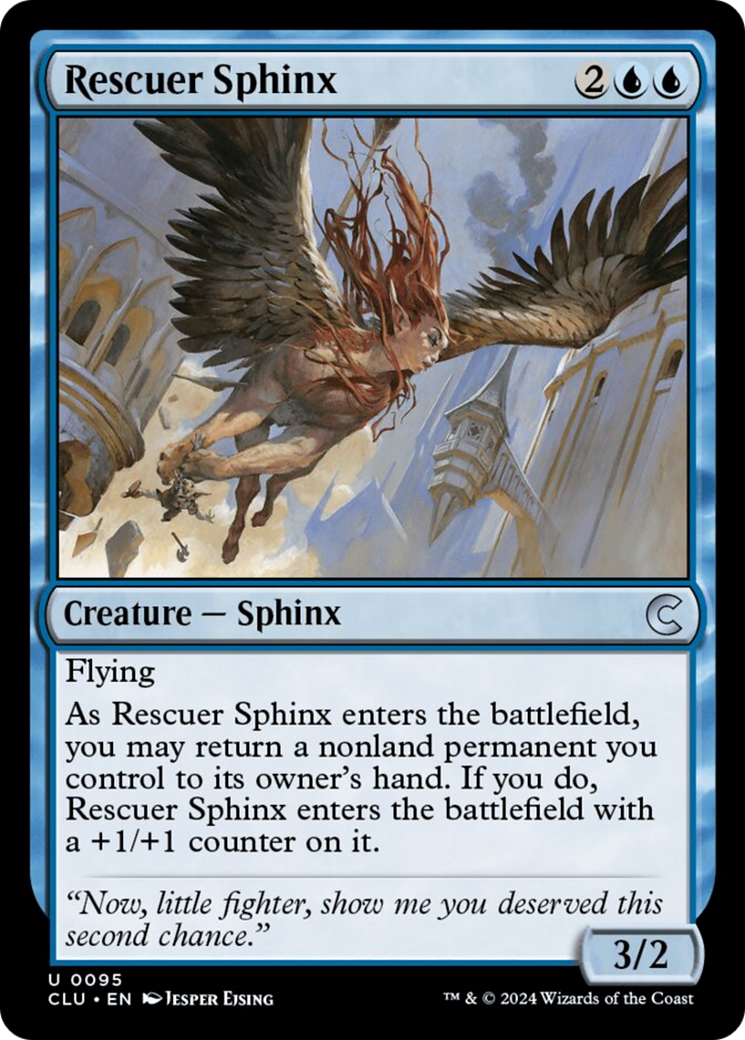 Rescuer Sphinx [Ravnica: Clue Edition] | Good Games Modbury
