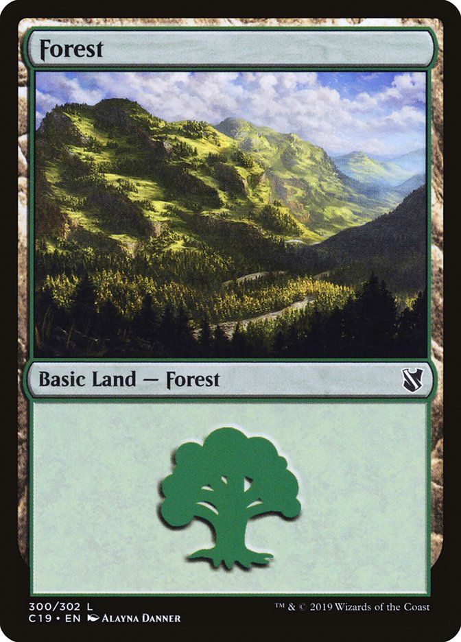 Forest (300) [Commander 2019] | Good Games Modbury