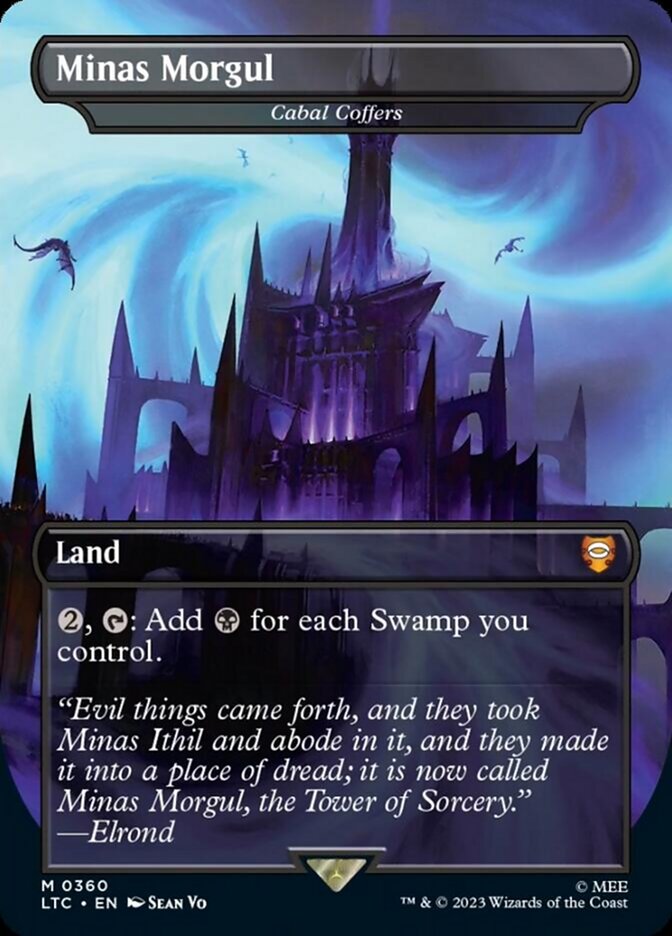 Minas Morgul - Cabal Coffers (Borderless) [The Lord of the Rings: Tales of Middle-Earth Commander] | Good Games Modbury