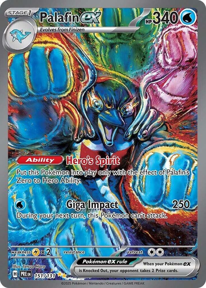 Palafin ex (151/131) [Scarlet & Violet: Prismatic Evolutions] | Good Games Modbury