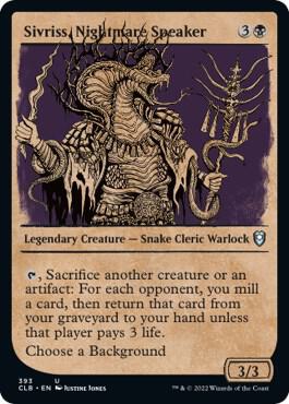 Sivriss Nightmare Speaker Showcase 393/361 (Commander Legends: Battle for Baldur's Gate)  - Foil | Good Games Modbury