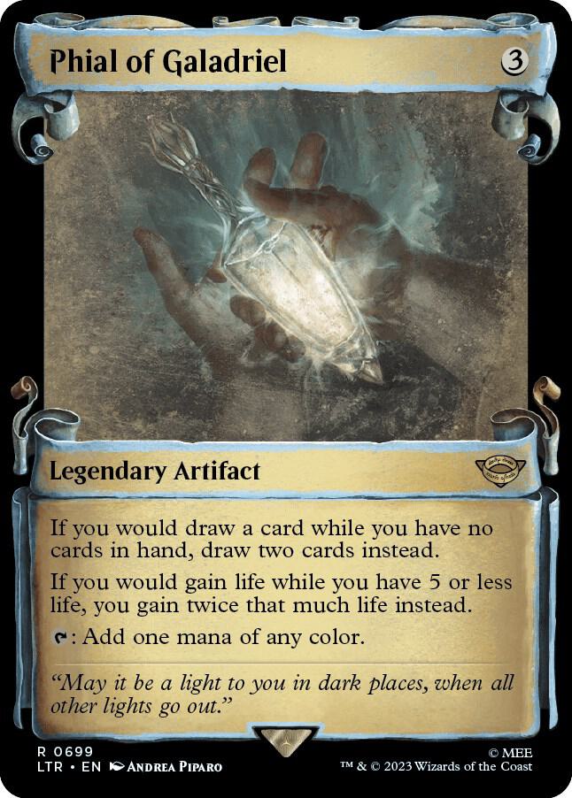 Phial of Galadriel 699 (Universes Beyond: The Lord of the Rings: Tales of Middle-earth)  - Showcase Scroll Foil | Good Games Modbury