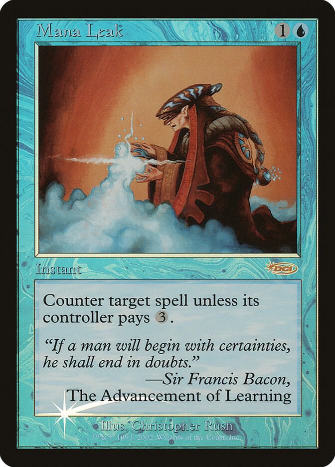 Mana Leak 5/5 (Arena Promos)  - Foil | Good Games Modbury
