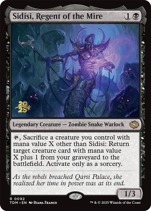 Sidisi Regent of the Mire 92s/166 (Prerelease Cards)  - Foil | Good Games Modbury