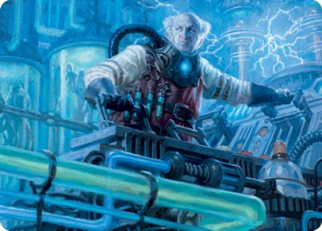 Ludevic, Necrogenius Art Card [Innistrad: Midnight Hunt Art Series] | Good Games Modbury