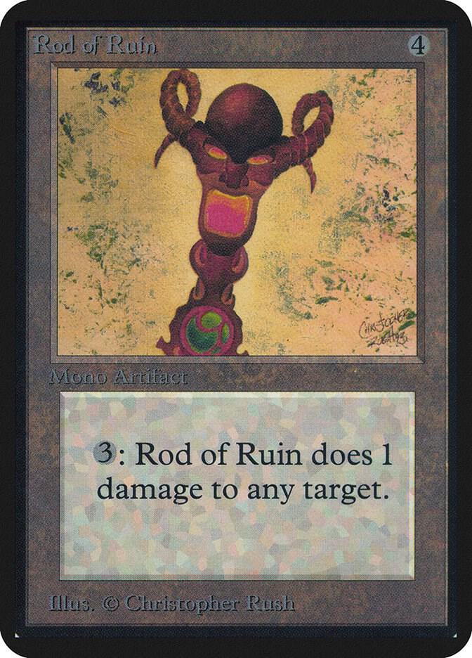 Rod of Ruin 268/295 (Alpha Edition)  | Good Games Modbury