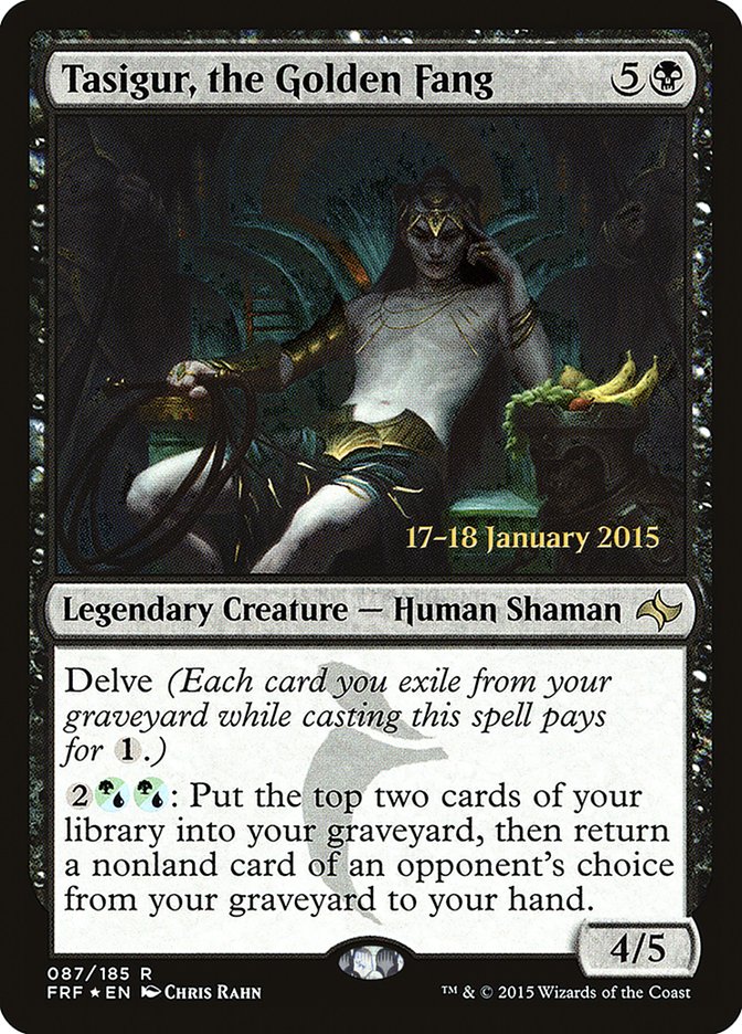 Tasigur, the Golden Fang [Fate Reforged Prerelease Promos] | Good Games Modbury